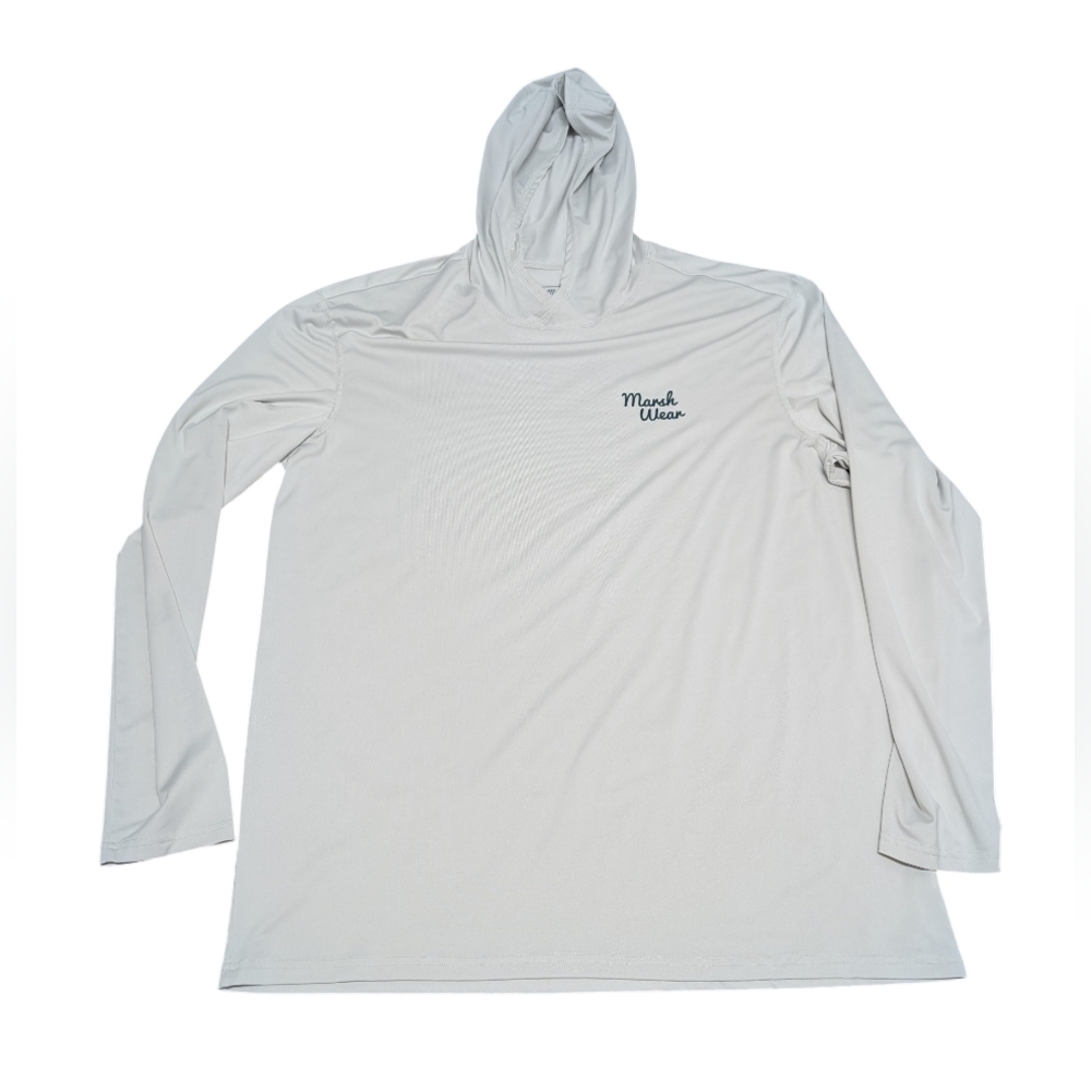 MARSH WEAR Men's Fishing Lightweight Hooded Sweatshirt (XXL)